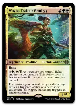 mtg magic Wayta, Trainer Prodigy FOIL ENGLISH dresseuse prodige ixalan commander - Image 1