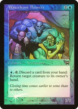 Waterfront Bouncer Mercadian Masques NM/MT (Never Played) FOIL MTG Magic - Image 1