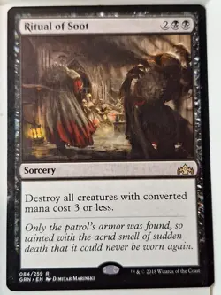 Ritual of Soot - Guilds of Ravnica - Magic the Gathering MTG Nice! - Image 1