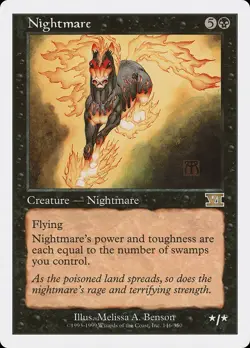 MTG - Nightmare - Classic Sixth Edition - X1 - (LP) - - Image 1