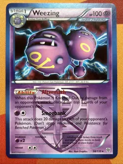 Pokemon Card - Weezing - Non-Holo Theme Deck Exclusive (58/135) Plasma Storm NM - Image 3