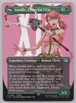 MTG - Final Fantasy - Vanille, Cheerful l'Cie (Borderless) #392 -g576 - Image 1
