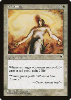 Warmth Tempest NM White Uncommon MAGIC THE GATHERING MTG CARD ABUGames - Image 1