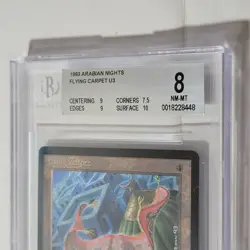 MTG Flying Carpet Arabian Nights Beckett Graded 8 - Image 3