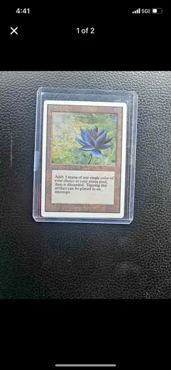 MTG Black Lotus Unlimited Card Magic the Gathering - Image 1