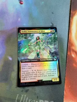 Rydia Summoner of Mist Extended Art Foil FIN 0504 MTG Magic Final Fantasy - Image 1