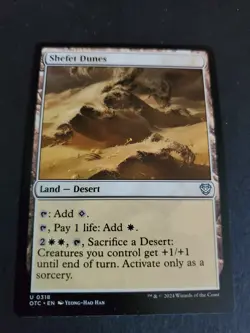 MTG Commander Shefet Dunes #0318 NM Outlaws of Thunder Junction - Image 1