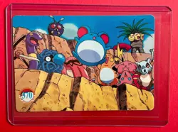 POKEMON POCKET MONSTERS VENDING PRISM STICKER 378 PSYDUCK PIKACHU SQUIRTLE - Image 2