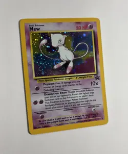 Mew Holo 9 Pokemon The Movie Black Star Promo 1999 WOTC Pokemon Card TCG NM Mint - Image 2
