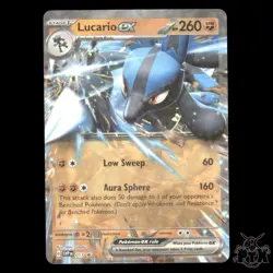 Lucario ex #017 Scarlet & Violet Promo NM/Near Mint Pokemon 2023 - Image 1