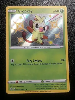 Pokemon Grookey Shining Fates Shiny Vault NM 2021 Foil SV004/SV122 - Image 1