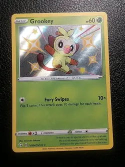 Pokemon Grookey Shining Fates Shiny Vault NM 2021 Foil SV004/SV122 - Image 2