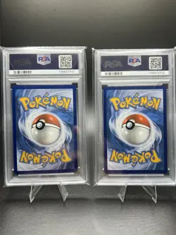 Pokemon Stellar Crown Bulbasaur 143/142 Squirtle 148/142 PSA 10 Sequential Set - Image 2