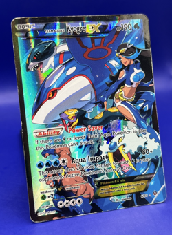 2015 Pokemon XY Double Crisis Full Art Team Aqua’s Kyogre EX 6/34 DMG - Image 2