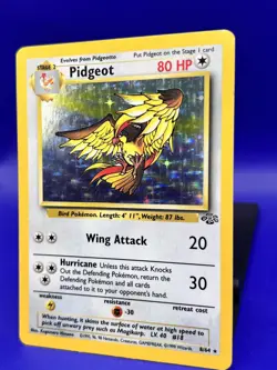 1999 Pokemon Jungle Set Pidgeot 8/64 Holo Rare NM-LP+ - Image 2
