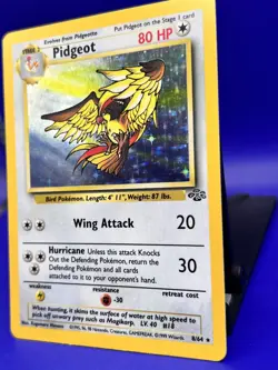 1999 Pokemon Jungle Set Pidgeot 8/64 Holo Rare NM-LP+ - Image 3