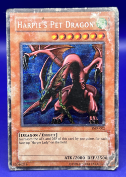 Yugioh Harpie's Pet Dragon FMR-002 Prismatic Secret Rare HP/DMG - Image 1