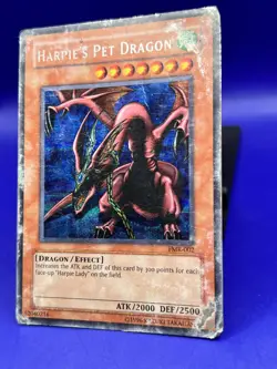 Yugioh Harpie's Pet Dragon FMR-002 Prismatic Secret Rare HP/DMG - Image 2