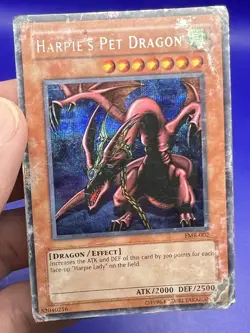 Yugioh Harpie's Pet Dragon FMR-002 Prismatic Secret Rare HP/DMG - Image 3