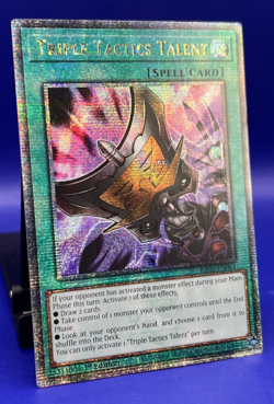 2020 YuGiOh! Triple Tactics Talent RA01-EN063 Quarter Century Secret Rare 1st Ed - Image 3