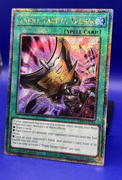 2020 YuGiOh! Triple Tactics Talent RA01-EN063 Quarter Century Secret Rare 1st Ed - Image 4