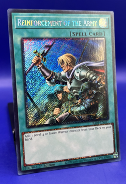 Yugioh Reinforcement of the Army Quarter Century Secret 1st Ed RA01-EN051 NM - Image 2