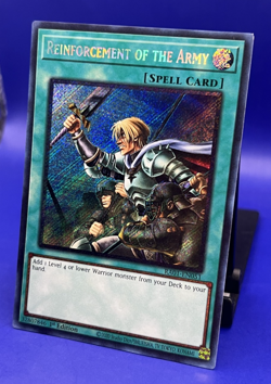 Yugioh Reinforcement of the Army Quarter Century Secret 1st Ed RA01-EN051 NM - Image 3