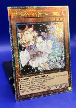 Yugioh Ash Blossom & Joyous Spring RA01-EN008 Quarter Century Secret Rare NM - Image 2