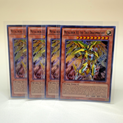 4x Yugioh Metaltron XII, the True Dracombatant MACR-EN025 1st Super Rare - NM 💎 - Image 1