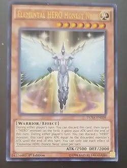 Yugioh Elemental HERO Honest Neos DUSA-EN028 Ultra Rare 1st Ed NM - Image 1