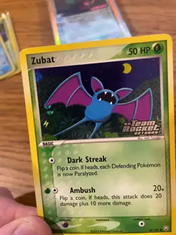 N/MINT! Zubat (82/109) EX Team Rocket Returns Reverse Holo Pokemon Card! - Image 3