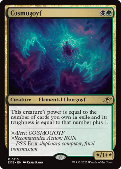 Cosmogoyf Edge of Eternities NM Creature Rare MAGIC THE GATHERING CARD ABUGames - Image 1