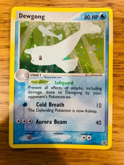NM! Dewgong (3/112) EX Fire Red & Leaf Green Holo Rare Pokemon Card! - Image 1