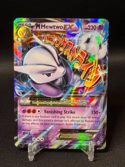 M Mewtwo EX - 63/162 - Mega - Ultra Rare - XY BreakThrough - Pokemon TCG Card NM - Image 1