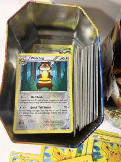 Pokemon Card Lot 300+ 1995-2014 w/ Holos, Pikachu, Rayquaza & Tins - Image 3