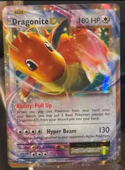 Pokemon TCG Dragonite EX XY Evolutions 72/108 Ultra Holo Rare Card NM Condition - Image 1