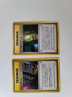 2 Japanese Pokemon Banned cards Neo Genesis Arcade Game & card Flip card game - Image 2