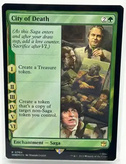 City of Death (Surge Foil) Magic the Gathering MTG Doctor Who (0704) - Image 1