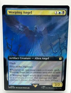 Weeping Angel (Extended Art) (Surge Foil) Magic MTG Doctor Who (1044) - Image 1