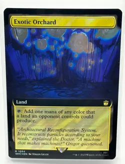 Exotic Orchard (Extended Art) (Surge Foil) Magic MTG Doctor Who (1084) - Image 1