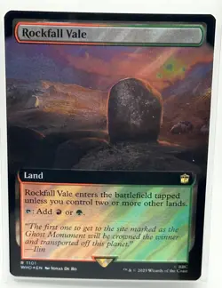 Rockfall Vale (Extended Art) (Surge Foil) Magic MTG Doctor Who (1101) - Image 1