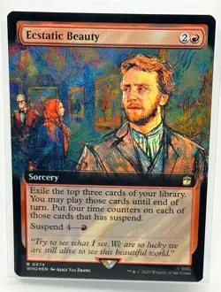 Ecstatic Beauty (Extended Art) (Surge Foil) Magic MTG Doctor Who (0974) - Image 1