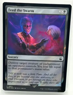 Feed the Swarm (Surge Foil) Magic the Gathering MTG Doctor Who (0812) - Image 1