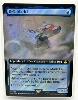 K-9, Mark 1 (Extended Art) (Surge Foil) Magic MTG Doctor Who (0953) - Image 1