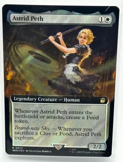 Astrid Peth (Extended Art) (Surge Foil) Magic MTG Doctor Who (0925) - Image 1