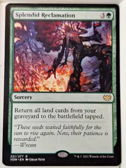 Splendid Reclamation - Innistrad: Crimson Vow - Magic the Gathering MTG Nice! - Image 1