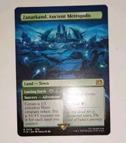 MTG - Zanarkand, Ancient Metropolis - Borderless Rare #314 - Final Fantasy NM - Image 2