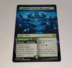 MTG - Zanarkand, Ancient Metropolis - Borderless Rare #314 - Final Fantasy NM - Image 3