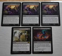 MTG Lot 3x Fated Return, Grim Return & Spoils of Blood Black Rare Instant - Image 1
