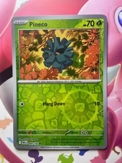 Pokemon TCG Destined Rivals - 004/182 Pineco - Reverse Holo NM - Image 1